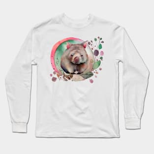 Wombat In The Wild Long Sleeve T-Shirt